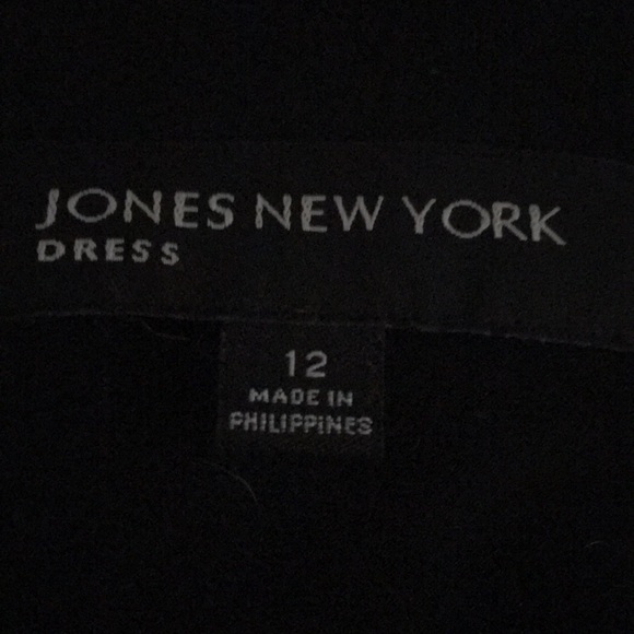 Jones New York Black and White Wrap Style Dress - Picture 5 of 5